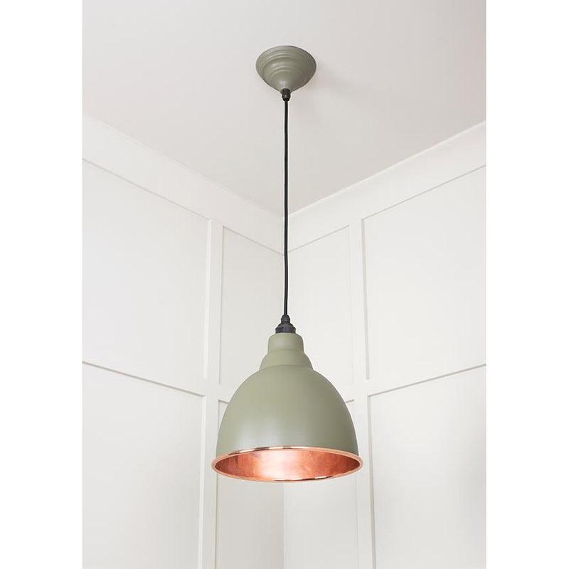 From The Anvil - Brindley Pendant in Tump - Smooth Copper - 49500STU - Choice Handles