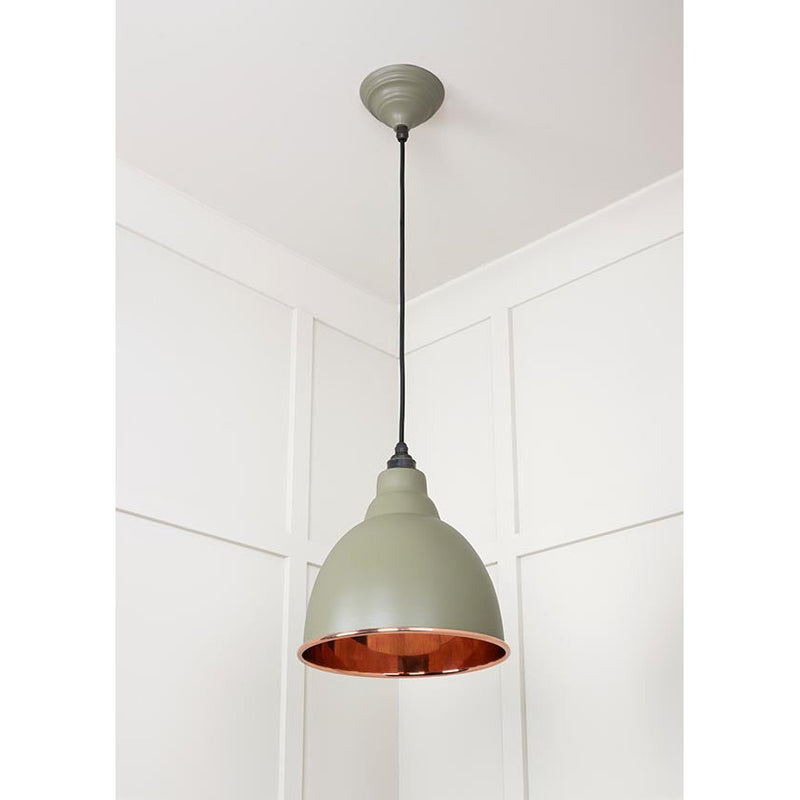 From The Anvil - Brindley Pendant in Tump - Smooth Copper - 49500STU - Choice Handles