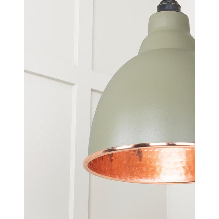 From The Anvil - Brindley Pendant in Tump - Hammered Copper - 49500TU - Choice Handles