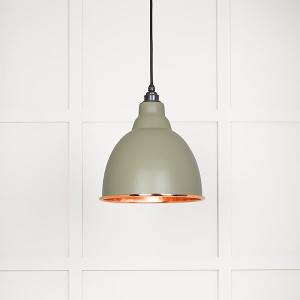 From The Anvil - Brindley Pendant in Tump - Hammered Copper - 49500TU - Choice Handles