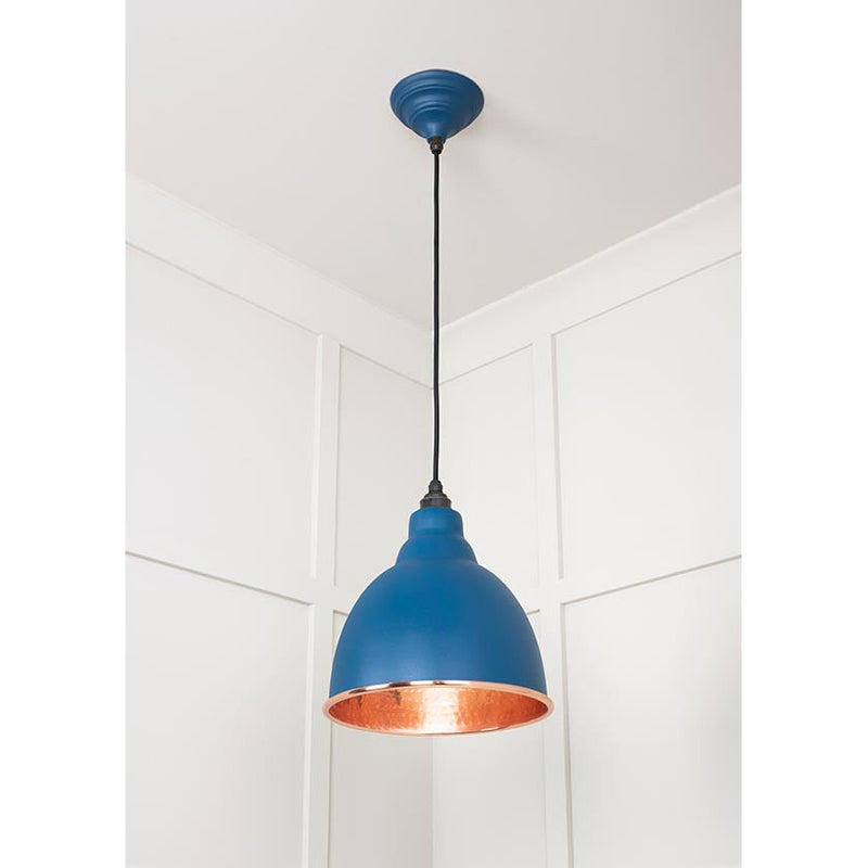 From The Anvil - Brindley Pendant in Upstream - Hammered Copper - 49500U - Choice Handles