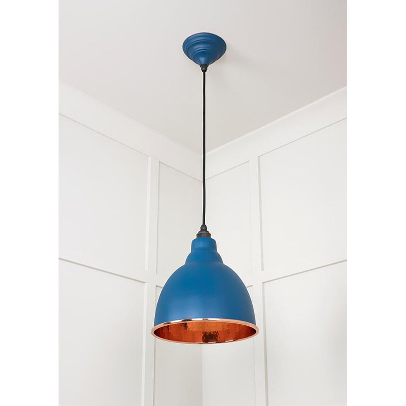 From The Anvil - Brindley Pendant in Upstream - Hammered Copper - 49500U - Choice Handles