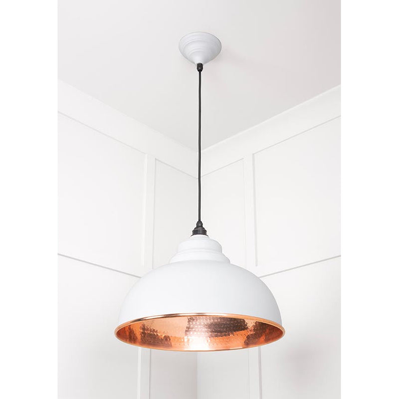 From The Anvil - Harborne Pendant in Flock - Hammered Copper - 49501F - Choice Handles