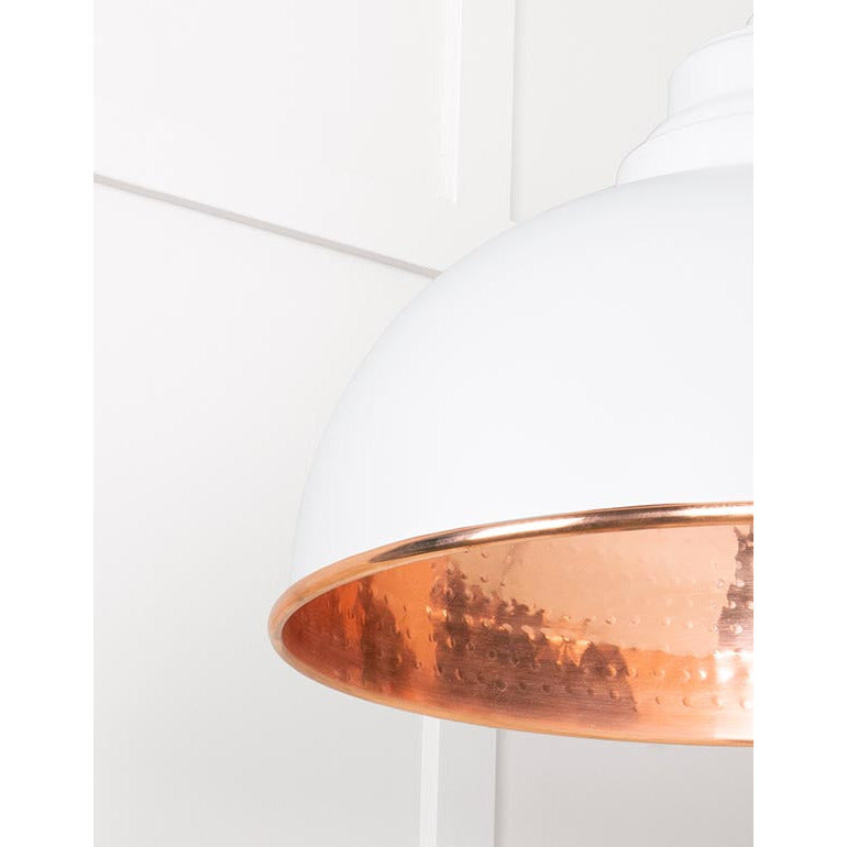 From The Anvil - Harborne Pendant in Flock - Hammered Copper - 49501F - Choice Handles