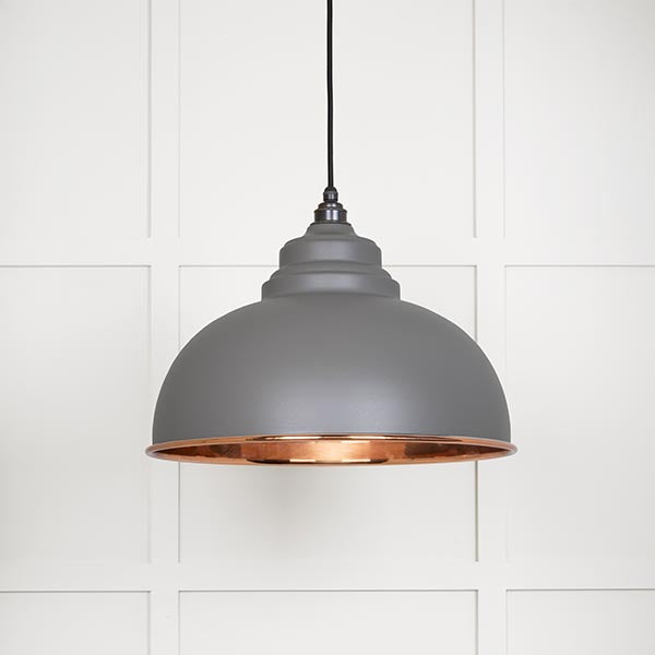 From The Anvil - Harborne Pendant in Bluff - Smooth Copper - 49501SBL - Choice Handles