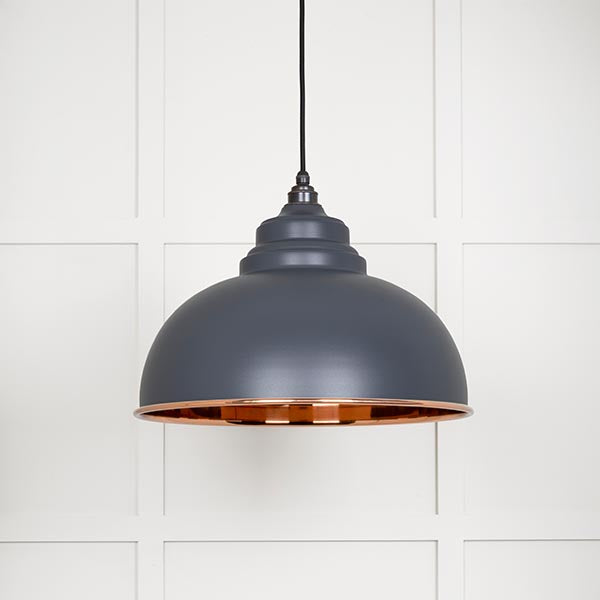 From The Anvil - Harborne Pendant in Slate - Smooth Copper - 49501SSL - Choice Handles