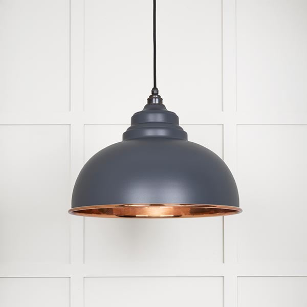 From The Anvil - Harborne Pendant in Slate - Smooth Copper - 49501SSL - Choice Handles