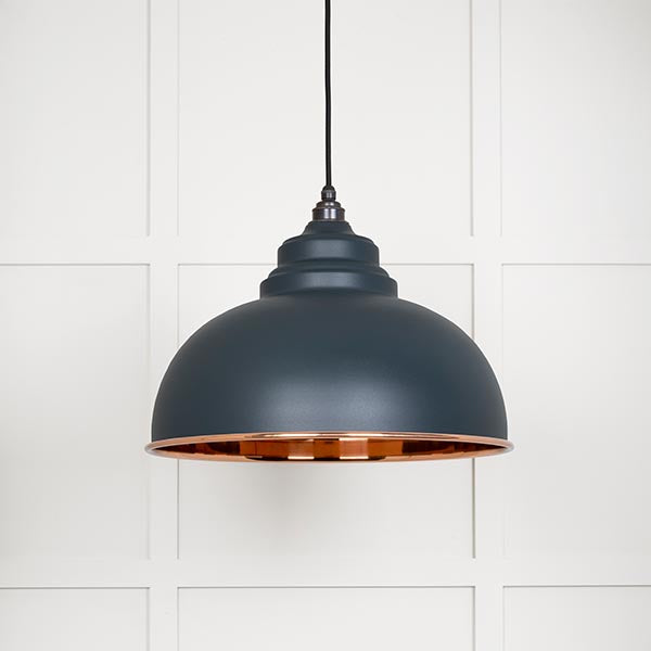 From The Anvil - Harborne Pendant in Soot - Smooth Copper - 49501SSO - Choice Handles