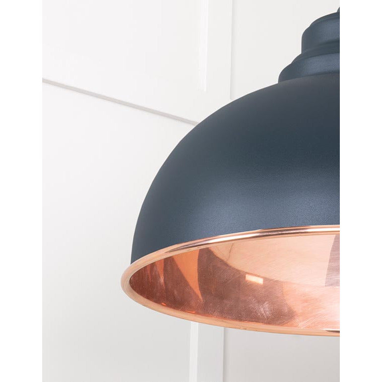 From The Anvil - Harborne Pendant in Soot - Smooth Copper - 49501SSO - Choice Handles