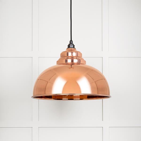 From The Anvil - Harborne Pendant - Smooth Copper - 49501S - Choice Handles