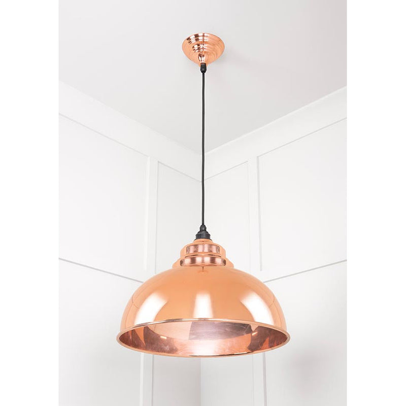 From The Anvil - Harborne Pendant - Smooth Copper - 49501S - Choice Handles