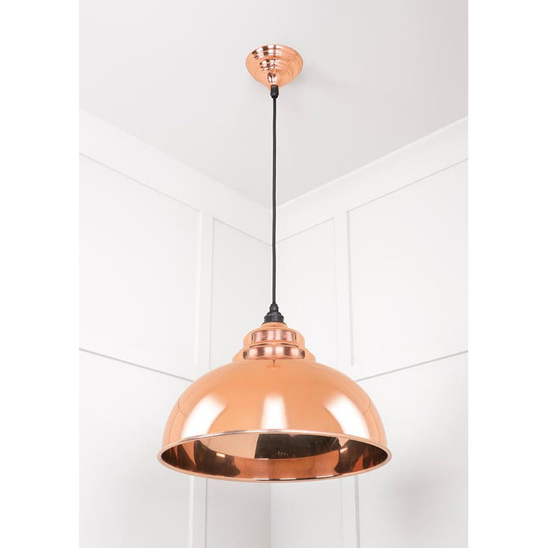 From The Anvil - Harborne Pendant - Smooth Copper - 49501S - Choice Handles