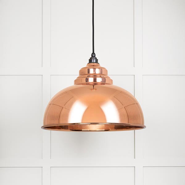 From The Anvil - Harborne Pendant - Smooth Copper - 49501S - Choice Handles