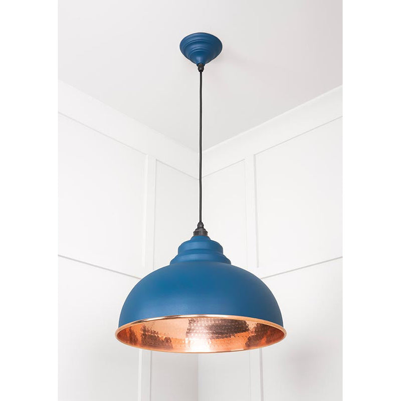 From The Anvil - Harborne Pendant in Upstream - Hammered Copper - 49501U - Choice Handles