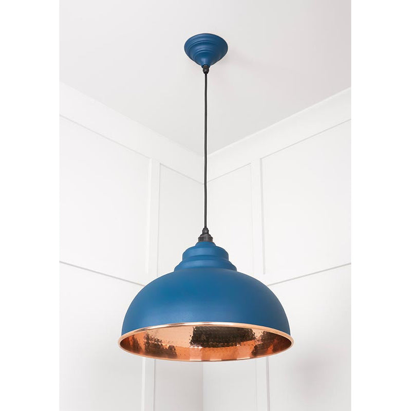 From The Anvil - Harborne Pendant in Upstream - Hammered Copper - 49501U - Choice Handles