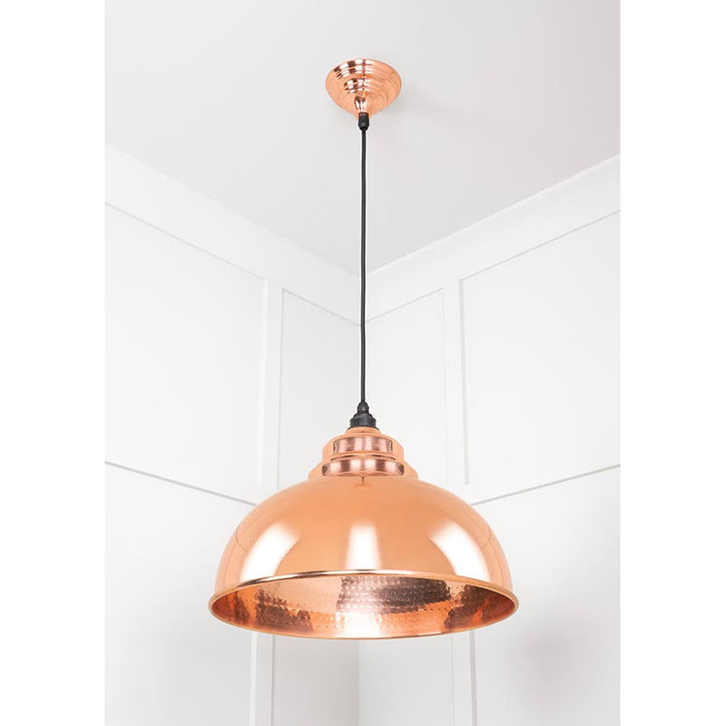 From The Anvil - Harborne Pendant - Hammered Copper - 49501 - Choice Handles