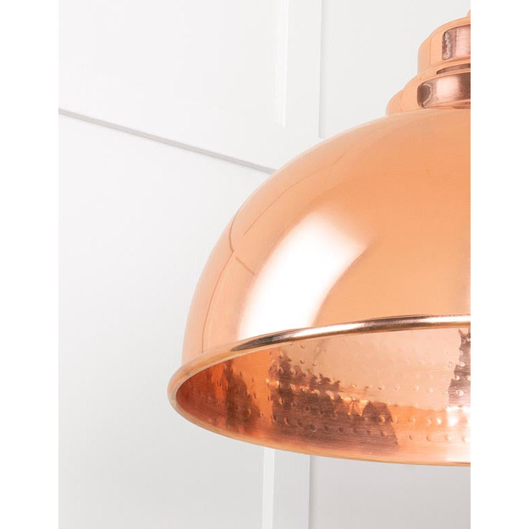 From The Anvil - Harborne Pendant - Hammered Copper - 49501 - Choice Handles