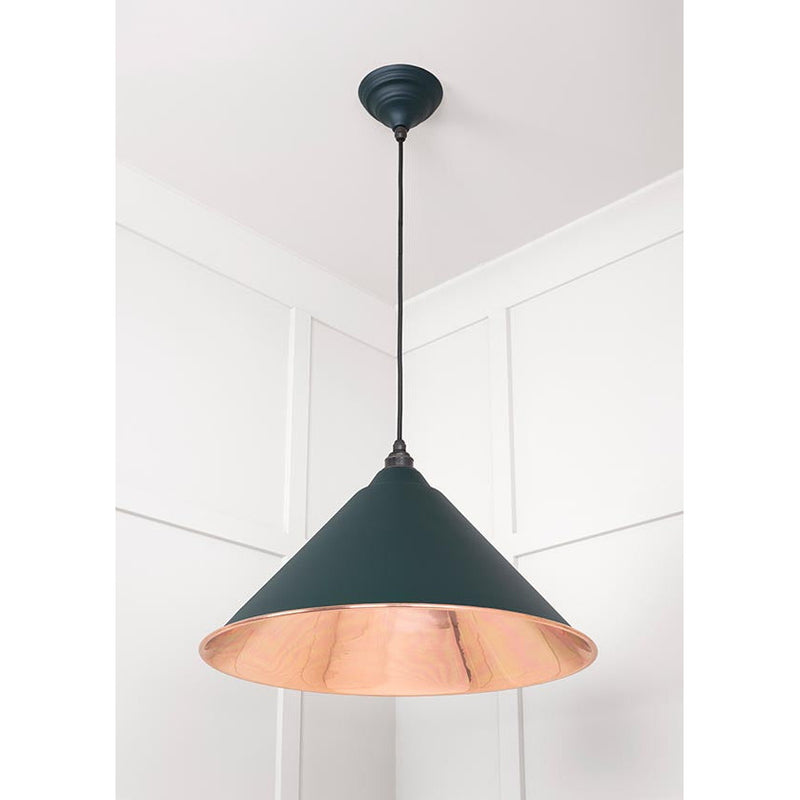 From The Anvil - Hockley Pendant in Dingle - Smooth Copper - 49503SDI - Choice Handles