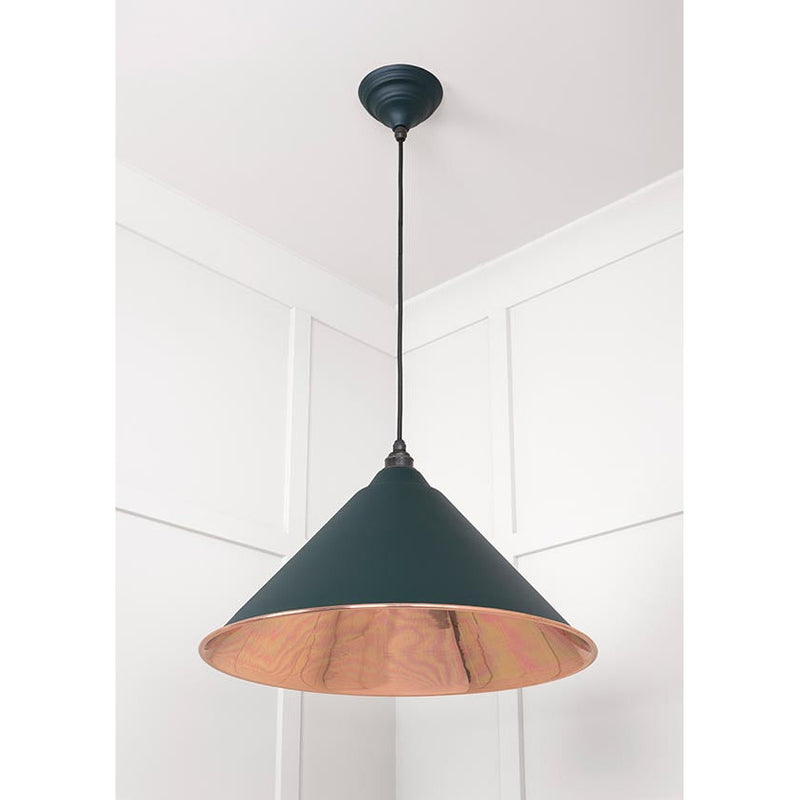 From The Anvil - Hockley Pendant in Dingle - Smooth Copper - 49503SDI - Choice Handles