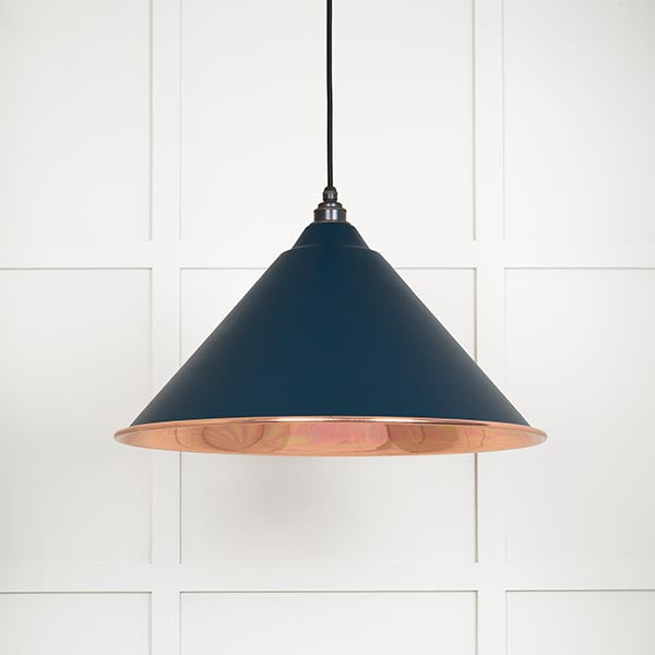 From The Anvil - Hockley Pendant in Dusk - Smooth Copper - 49503SDU - Choice Handles