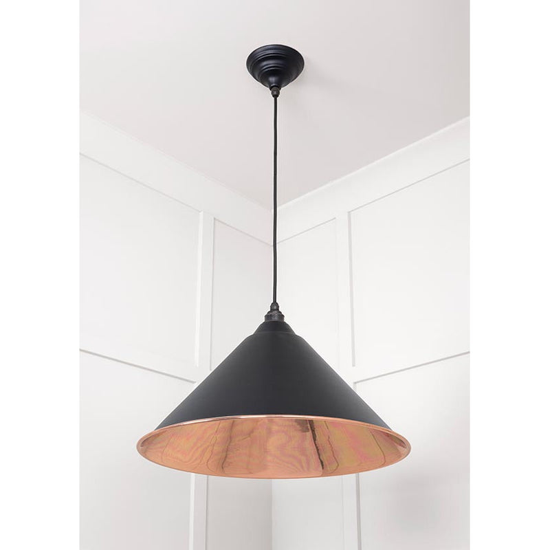 From The Anvil - Hockley Pendant in Elan Black - Smooth Copper - 49503SEB - Choice Handles