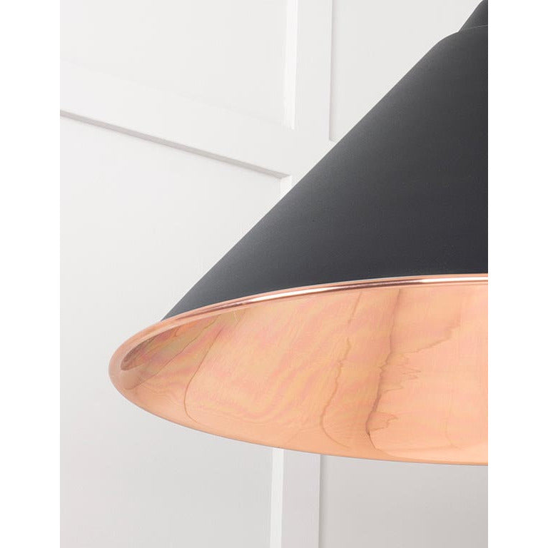 From The Anvil - Hockley Pendant in Elan Black - Smooth Copper - 49503SEB - Choice Handles