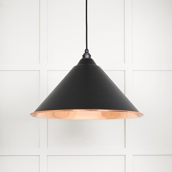 From The Anvil - Hockley Pendant in Elan Black - Smooth Copper - 49503SEB - Choice Handles