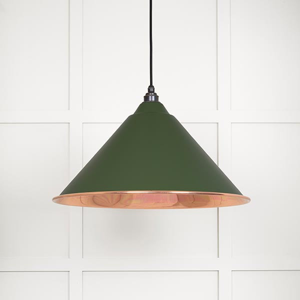 From The Anvil - Hockley Pendant in Heath - Smooth Copper - 49503SH - Choice Handles