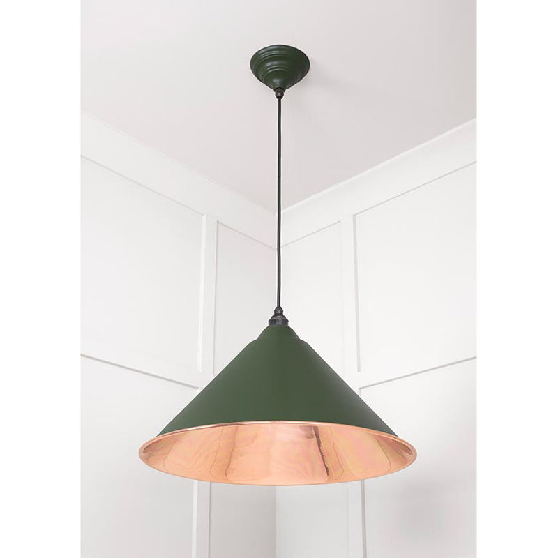 From The Anvil - Hockley Pendant in Heath - Smooth Copper - 49503SH - Choice Handles