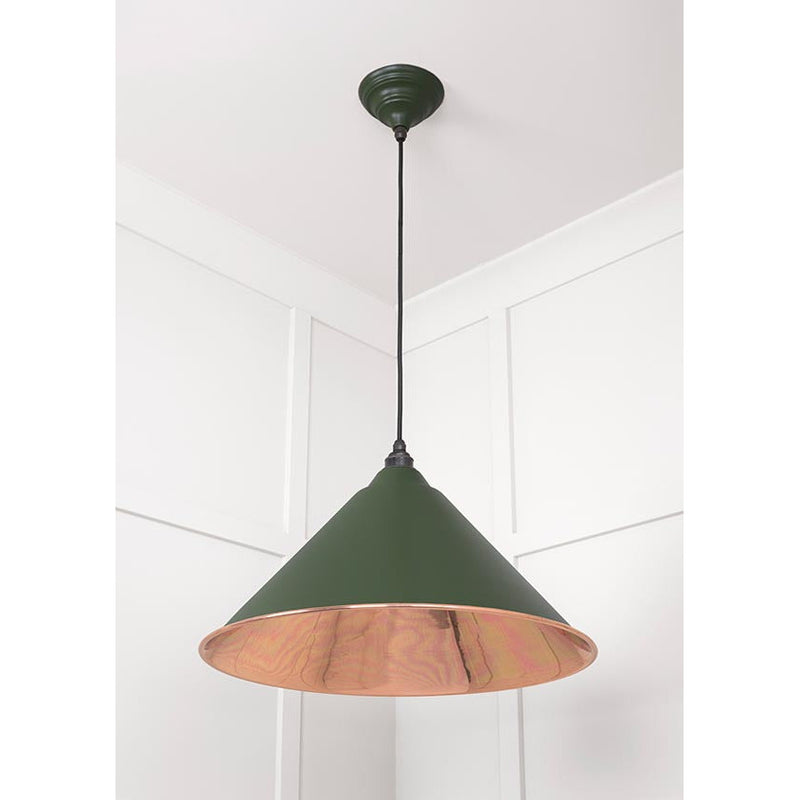 From The Anvil - Hockley Pendant in Heath - Smooth Copper - 49503SH - Choice Handles