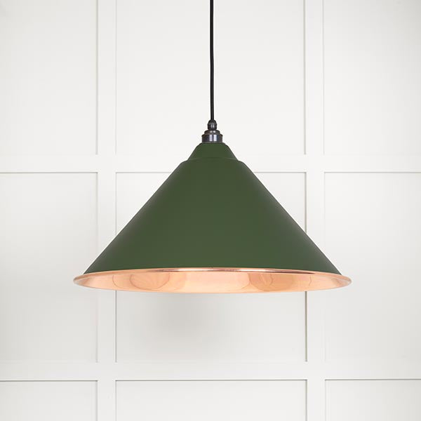 From The Anvil - Hockley Pendant in Heath - Smooth Copper - 49503SH - Choice Handles