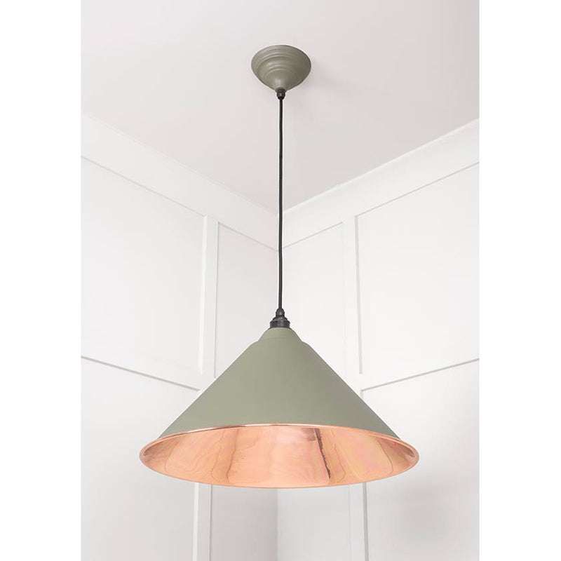 From The Anvil - Hockley Pendant in Tump - Smooth Copper - 49503STU - Choice Handles