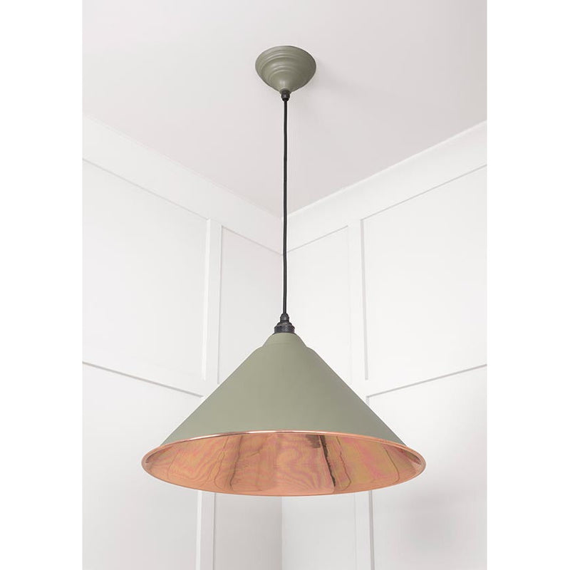 From The Anvil - Hockley Pendant in Tump - Smooth Copper - 49503STU - Choice Handles