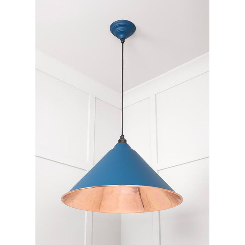 From The Anvil - Hockley Pendant in Upstream - Smooth Copper - 49503SU - Choice Handles