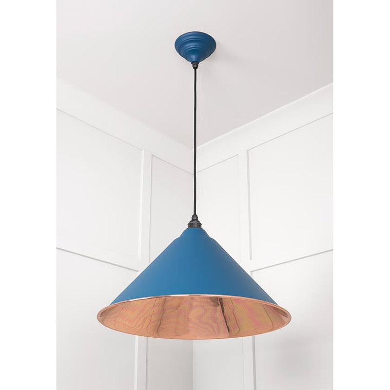 From The Anvil - Hockley Pendant in Upstream - Smooth Copper - 49503SU - Choice Handles