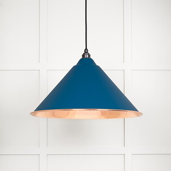 From The Anvil - Hockley Pendant in Upstream - Smooth Copper - 49503SU - Choice Handles