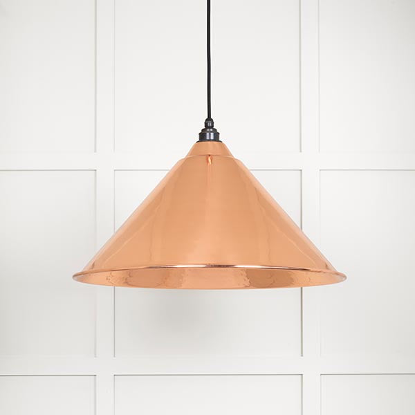 From The Anvil - Hockley Pendant - Hammered Copper - 49503 - Choice Handles