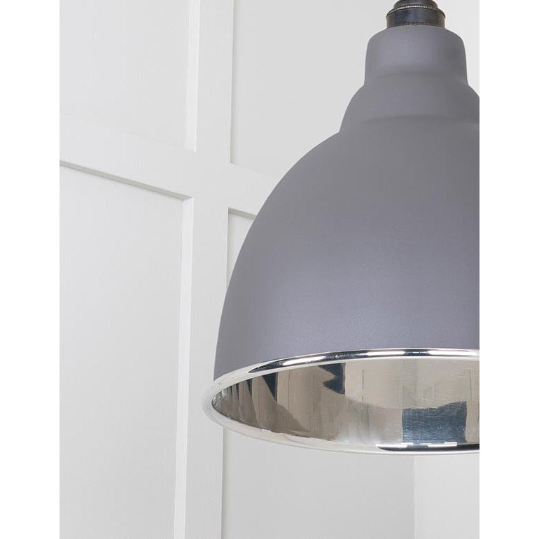 From The Anvil - Brindley Pendant in Bluff - Smooth Nickel - 49504BL - Choice Handles