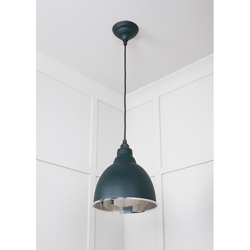 From The Anvil - Brindley Pendant in Dingle - Smooth Nickel - 49504DI - Choice Handles