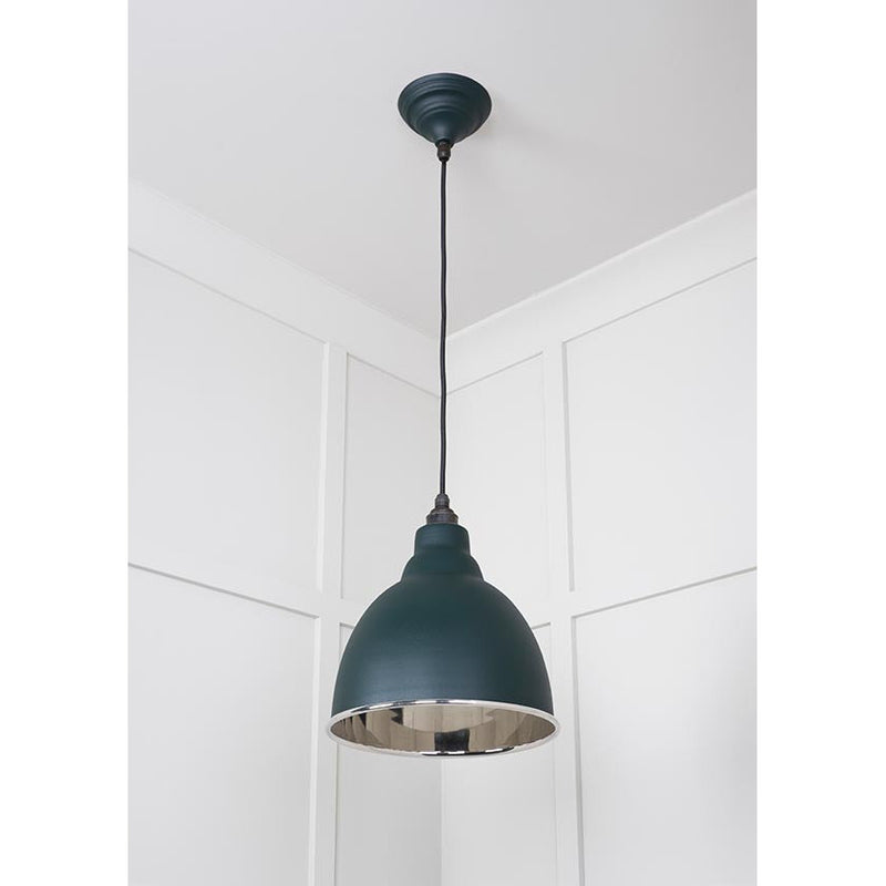 From The Anvil - Brindley Pendant in Dingle - Smooth Nickel - 49504DI - Choice Handles