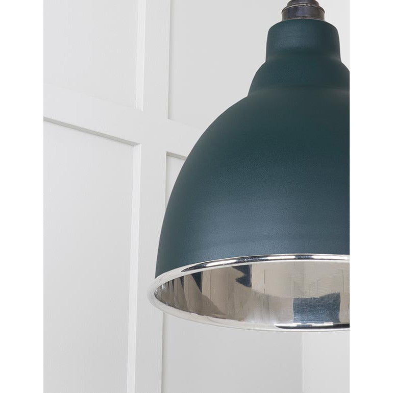 From The Anvil - Brindley Pendant in Dingle - Smooth Nickel - 49504DI - Choice Handles