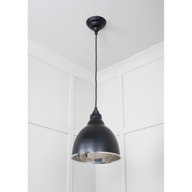 From The Anvil - Brindley Pendant in Elan Black - Smooth Nickel - 49504EB - Choice Handles