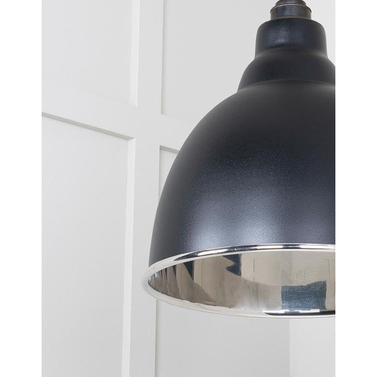 From The Anvil - Brindley Pendant in Elan Black - Smooth Nickel - 49504EB - Choice Handles