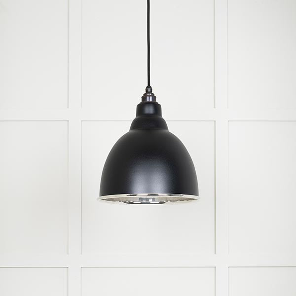 From The Anvil - Brindley Pendant in Elan Black - Smooth Nickel - 49504EB - Choice Handles