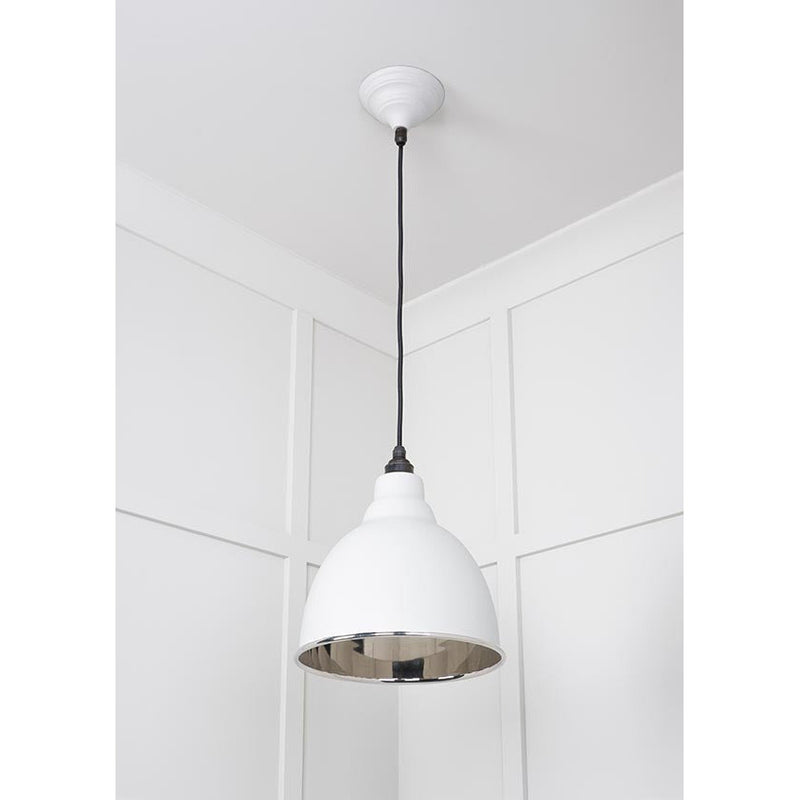 From The Anvil - Brindley Pendant in Flock - Smooth Nickel - 49504F - Choice Handles