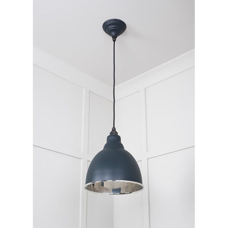 From The Anvil - Brindley Pendant in Soot - Smooth Nickel - 49504SO - Choice Handles