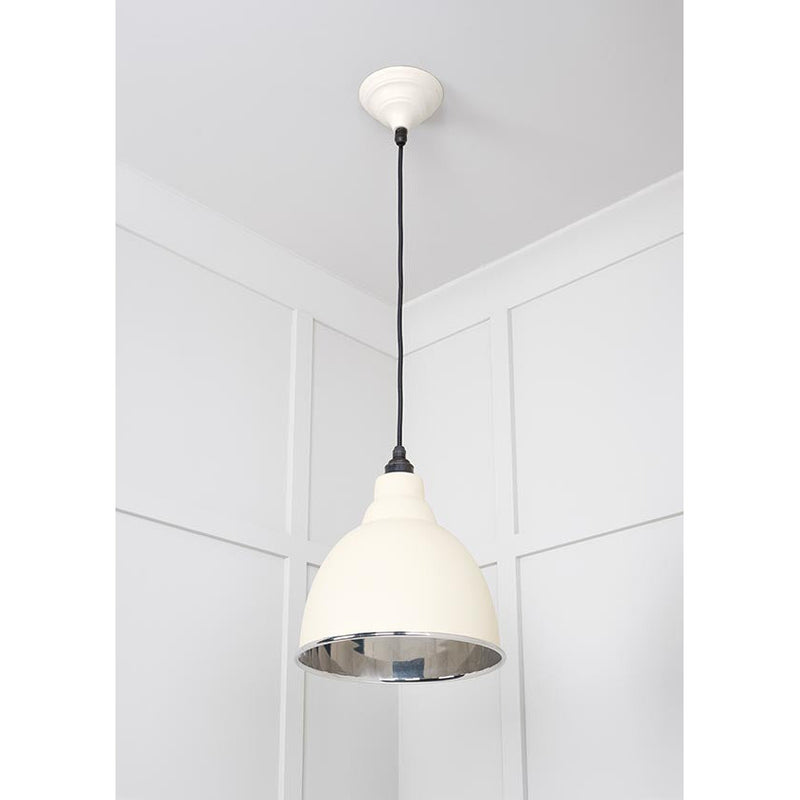 From The Anvil - Brindley Pendant in Teasel - Smooth Nickel - 49504TE - Choice Handles