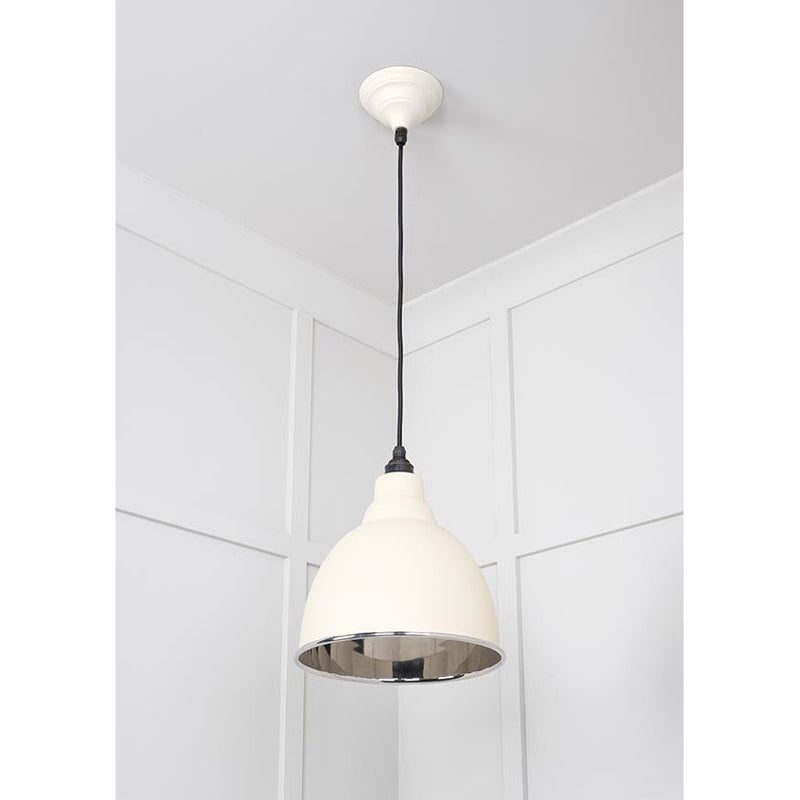 From The Anvil - Brindley Pendant in Teasel - Smooth Nickel - 49504TE - Choice Handles