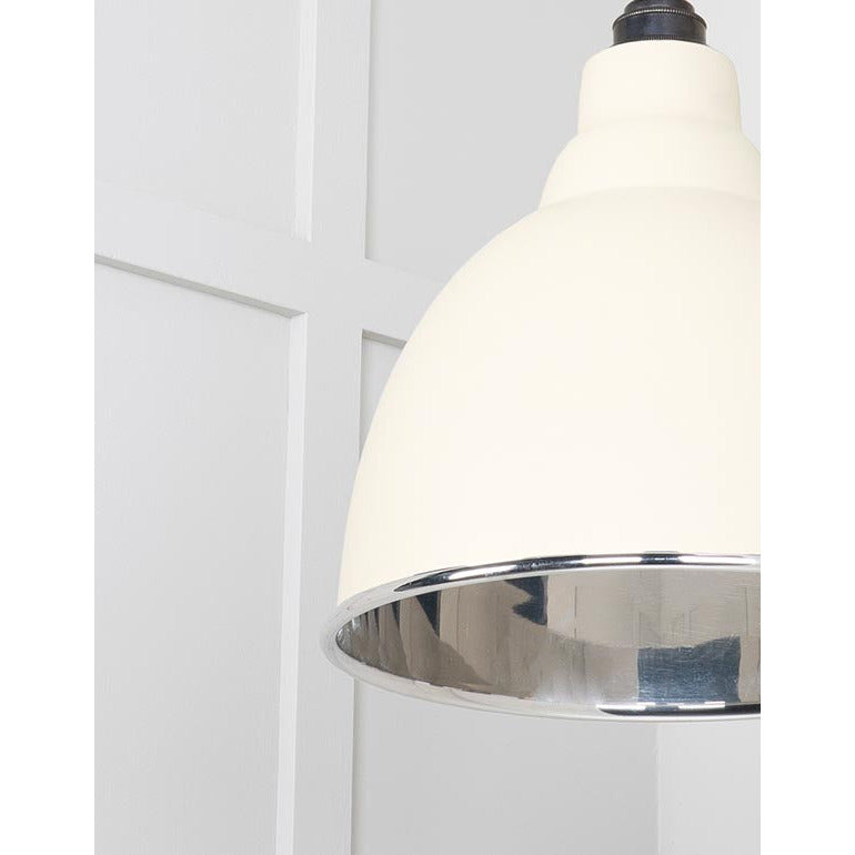 From The Anvil - Brindley Pendant in Teasel - Smooth Nickel - 49504TE - Choice Handles