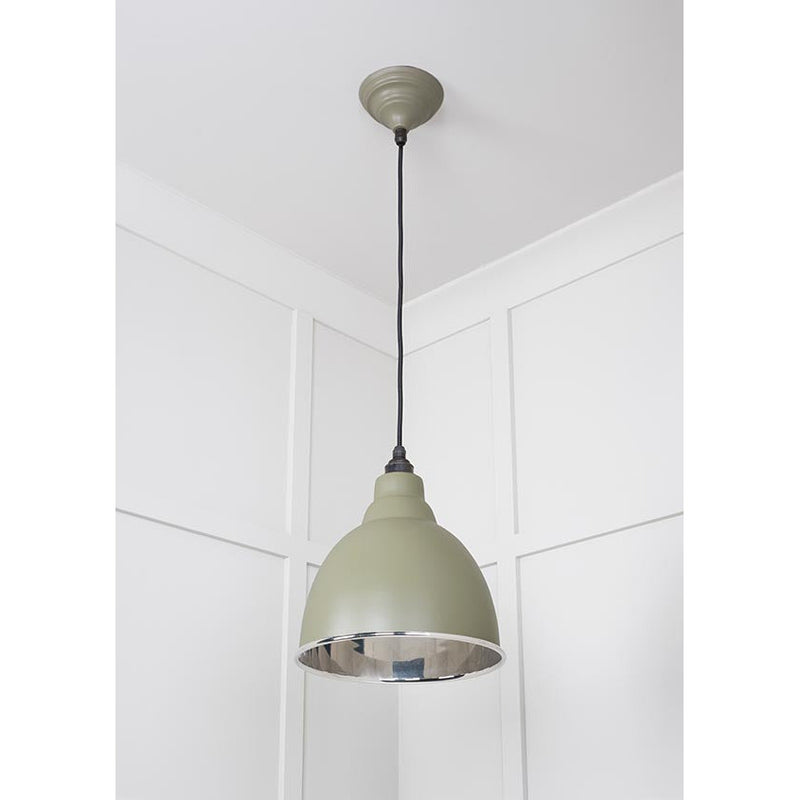 From The Anvil - Brindley Pendant in Tump - Smooth Nickel - 49504TU - Choice Handles